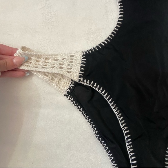 New! Victoria's Secret Archives Crochet Scuba Monokini Swimsuit 3875 - Picture 8 of 9